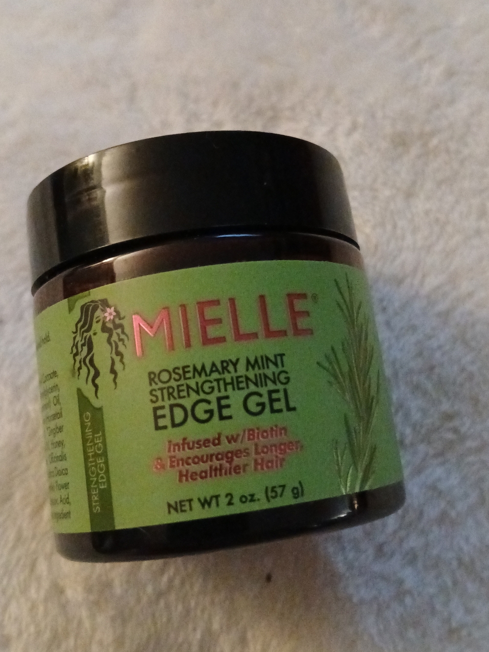 💚 Mielle Rosemary Mint Strengthening Edge Gel - Biotin Infused